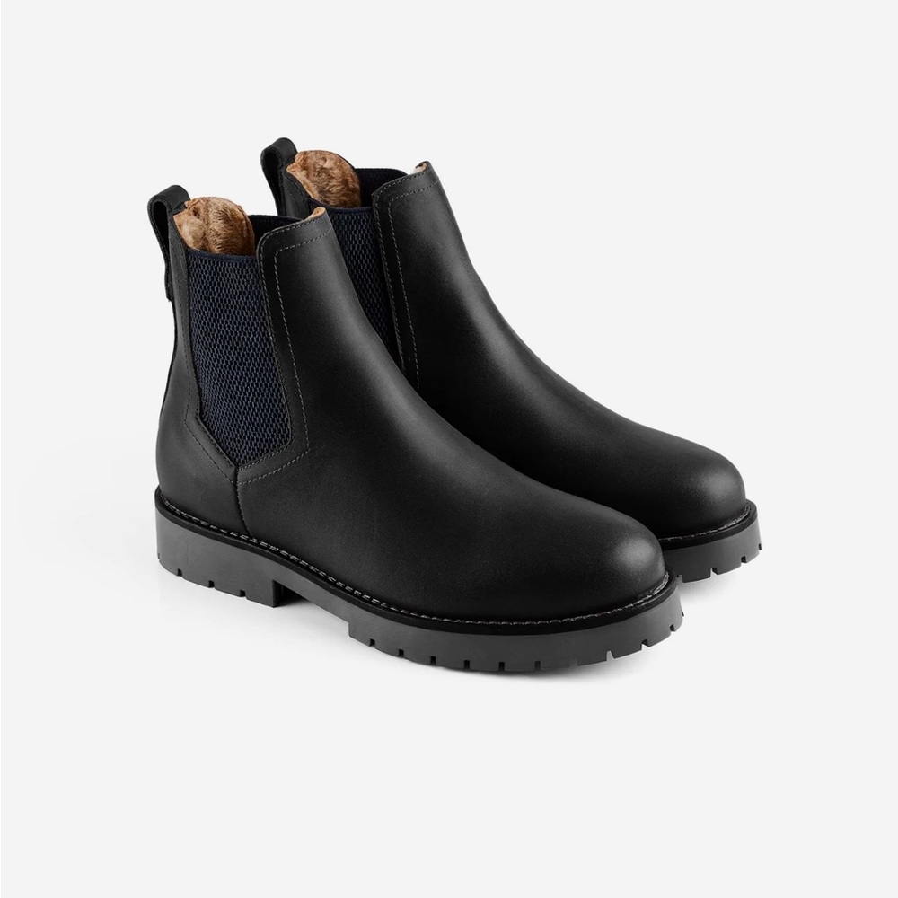 Fairfax & Favor Boudica Black Leather Chelsea Ankle Boots US 8 (UK 6, Eu…